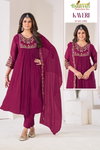 Kaveri By Hariyaali Mal Chanderi Kurti With Bottom Dupatta Exporters In India
